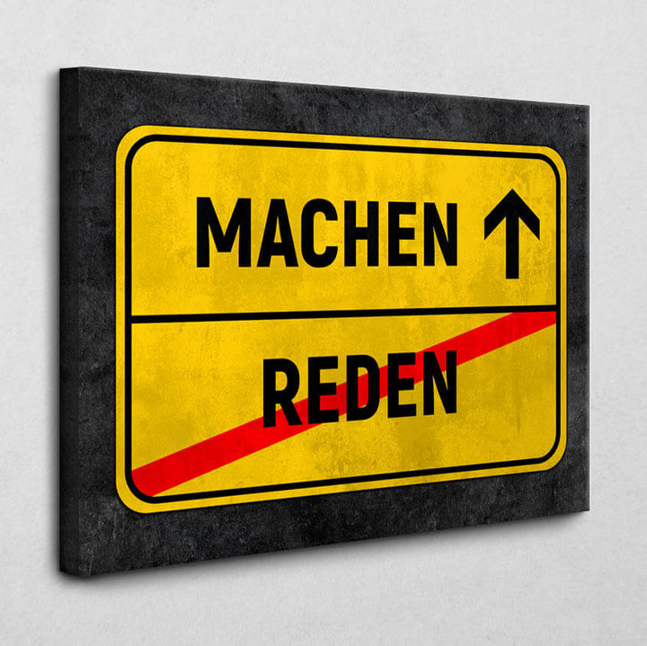 Machen > Reden