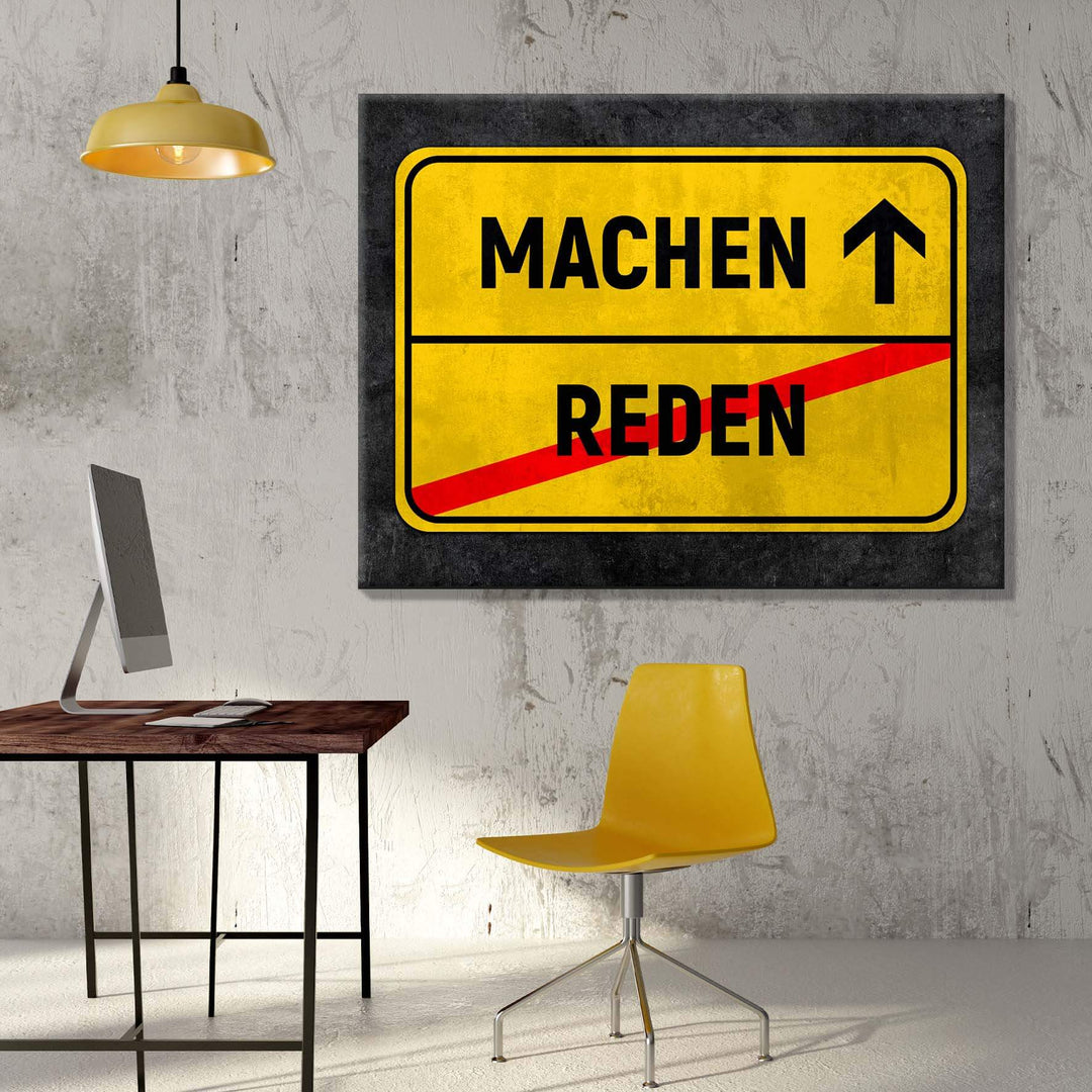 Machen > Reden